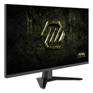 Yüksek çözünürlüklü MSI MAG ARTEG G72 ekran monitörü, oyun ve profesyonel kullanım için tasarlanmış profesyonel gaming monitörü. Siyah ve yeşil renk detaylarıyla dikkat çeker.