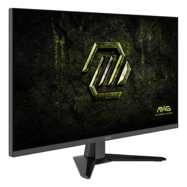 Yüksek çözünürlüklü MSI MAG ARTEG G72 ekran monitörü, oyun ve profesyonel kullanım için tasarlanmış profesyonel gaming monitörü. Siyah ve yeşil renk detaylarıyla dikkat çeker.