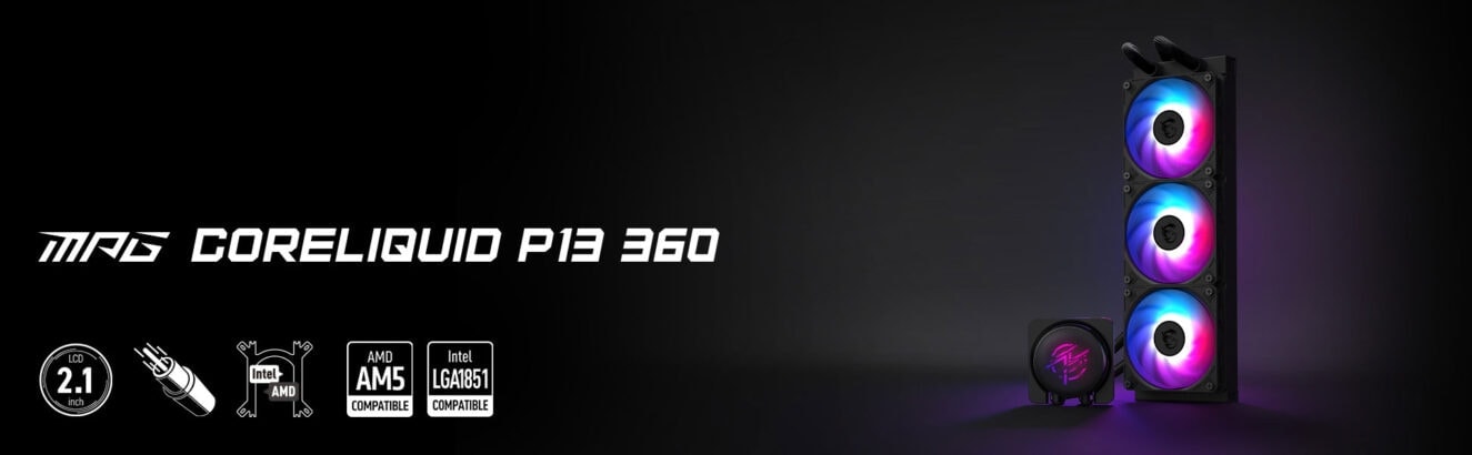 MSI MPG CORELIQUID P13 360 İşlemci Sıvı Soğutucu H1