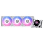 Yüksek performanslı bilgisayar ve oyun sistemleri için LED fan ve sıvı soğutucu seti, RGB renkli aydınlatmalı ve sessiz çalışma özelliğiyle optimal soğutma sağlar.