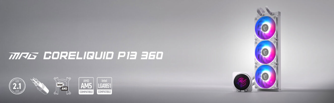 MSI MPG CORELIQUID P13 360 WHITE İşlemci Sıvı Soğutucu H1