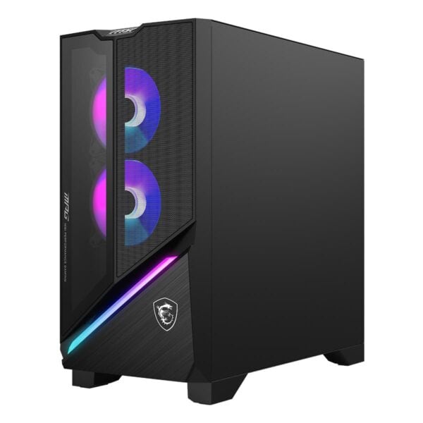 Yüksek performanslı oyun bilgisayarı, RGB aydınlatmalı soğutucu fanlar ve güçlü donanım özellikleriyle gaming ve e-spor için ideal. Karanlık tasarımı ve dayanıklı yapısıyla yüksek kalite sunar.