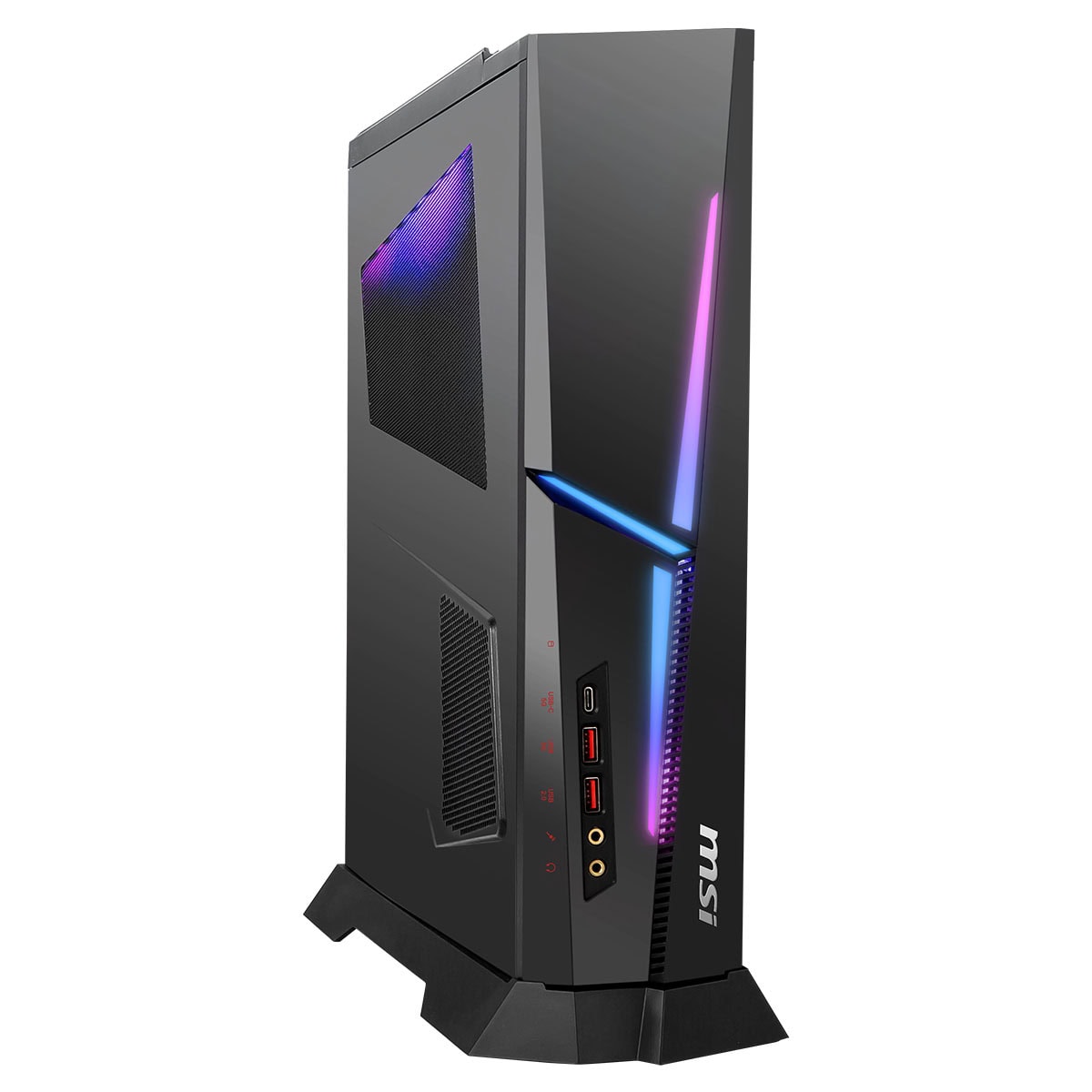 Yüksek performanslı oyun bilgisayarı masaüstü, RGB aydınlatmalı ve gelişmiş grafik kartıyla, oyuncular için ideal, dayanıklı ve şık tasarım.