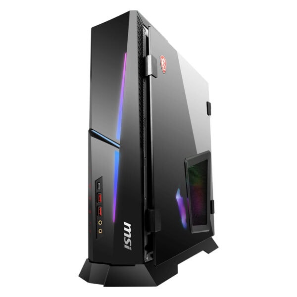 Yüksek performanslı gaming bilgisayarı MSI model, RGB ışıklandırmalı ve kapsamlı bağlantı seçenekleri ile, en yeni oyunlar ve yoğun grafik işlemleri için ideal.