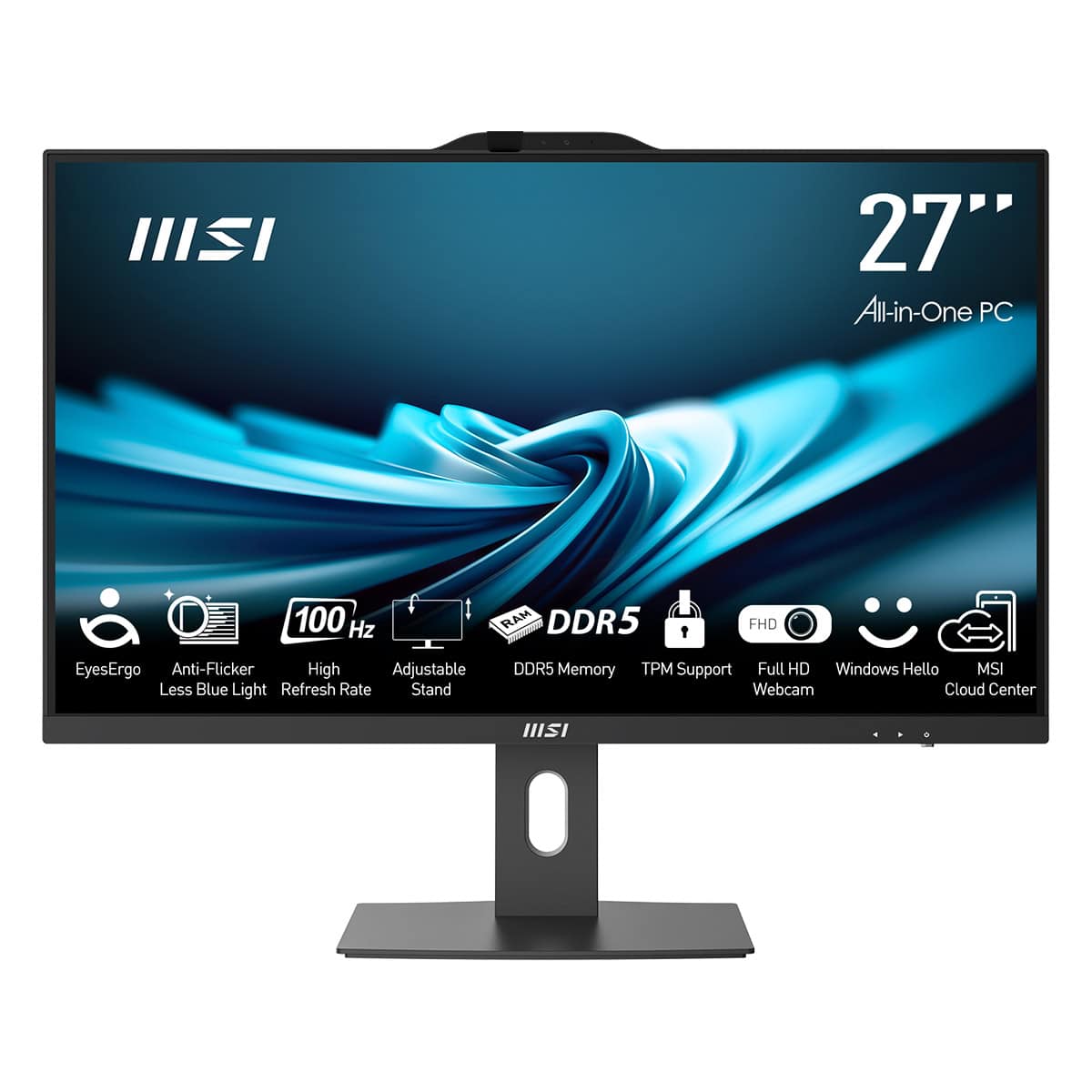Yüksek çözünürlüklü MSI 27 inç Çok Amaçlı Bilgisayar Monitörü, yüksek yenileme hızı ve ergonomik tasarımıyla oyun ve ofis kullanımına uygun. Blue Light Less Flicker, DP ve USB-C bağlantısı özellikleri içerir.