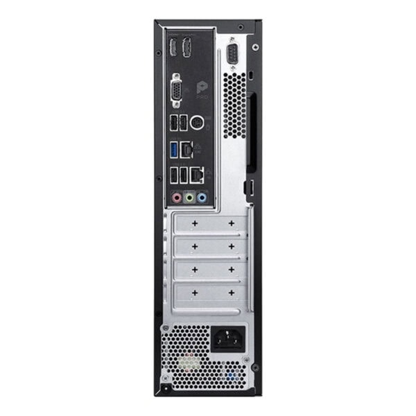 Yüksek performanslı bilgisayar ana kartı ve giriş çıkış portları, oyun ve profesyonel kullanım için USB, HDMI, DisplayPort ve güç kablosu ile donatılmış arka panel görüntüsü.