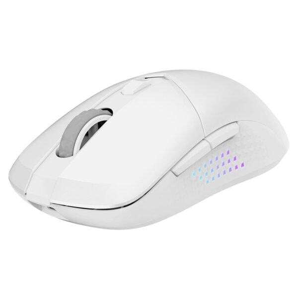 Yapay zeka teknolojili kablosuz oyun mouseu, RGB aydınlatmalı, ergonomik tasarım ve yüksek hassasiyetli sensör ile oyun ve günlük kullanım için ideal.