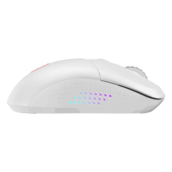 Yazılım oyuncu faresi, RGB ışıklı, ergonomik tasarım, yüksek hassasiyetli gaming mouse, Güçlü performans ve şık görünüm ile bilgisayar oyunları için ideal oyun faresi.