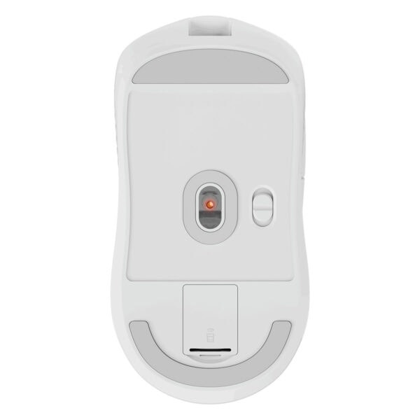 Gelişmiş kablosuz fare, ergonomik tasarım ve yüksek hassasiyetle oyun ve ofis kullanımı için ideal, LED ışıklı sensör ve programlanabilir butonlar içerir.