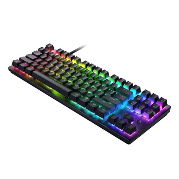 Renkli RGB ışıklı mekanik gaming klavyesi, USB bağlantısı, ergonomik tasarım, yarışmacı ve oyuncu klavyesi, bilgisayar gaming donanımı, aydınlatmalı oyuncu klavyesi, yüksek performanslı klavye, bilgisayar oyunları için ideal, ofis ve ev kullanımı için uygun.