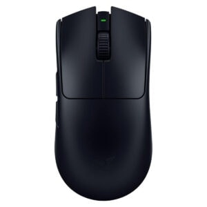 Yüksek performanslı oyuncu lazer fare, siyah renkli, ergonomik tasarım ve hassas mouse tekerleği ile gaming ve ofis kullanımı için ideal.