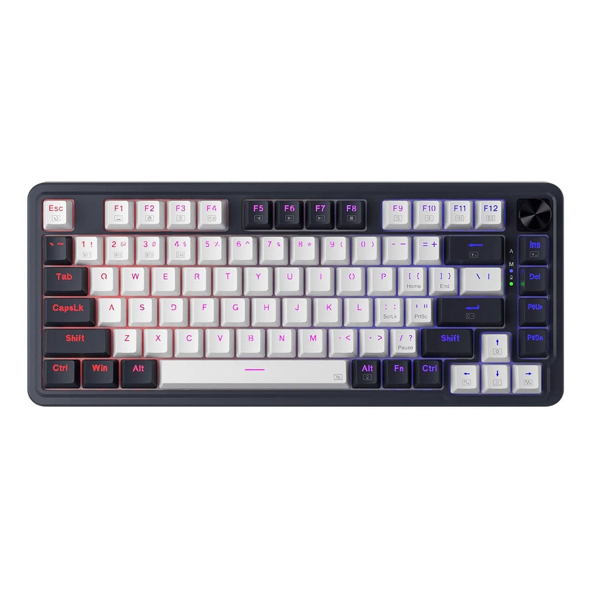 Yüksek kaliteli oyun klavyesi, RGB aydınlatmalı tuşlar ve ergonomik tasarım ile oyun deneyimini en üst seviyeye çıkarır. Çok renkli aydınlatma ve gelişmiş tuş teknolojisi ile profesyonel ve hobi oyuncuları için ideal.