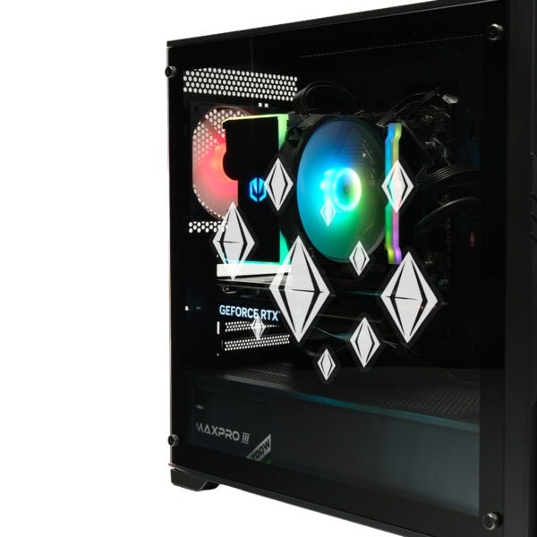 Yüksek performanslı gaming bilgisayarı iç donanımı ve parlak RGB aydınlatma ile göz alıcı oyun sistemleri. Nvidia Geforce RTX ekran kartı ve güçlü işlemci ile en yeni oyunlar deneyimi.
