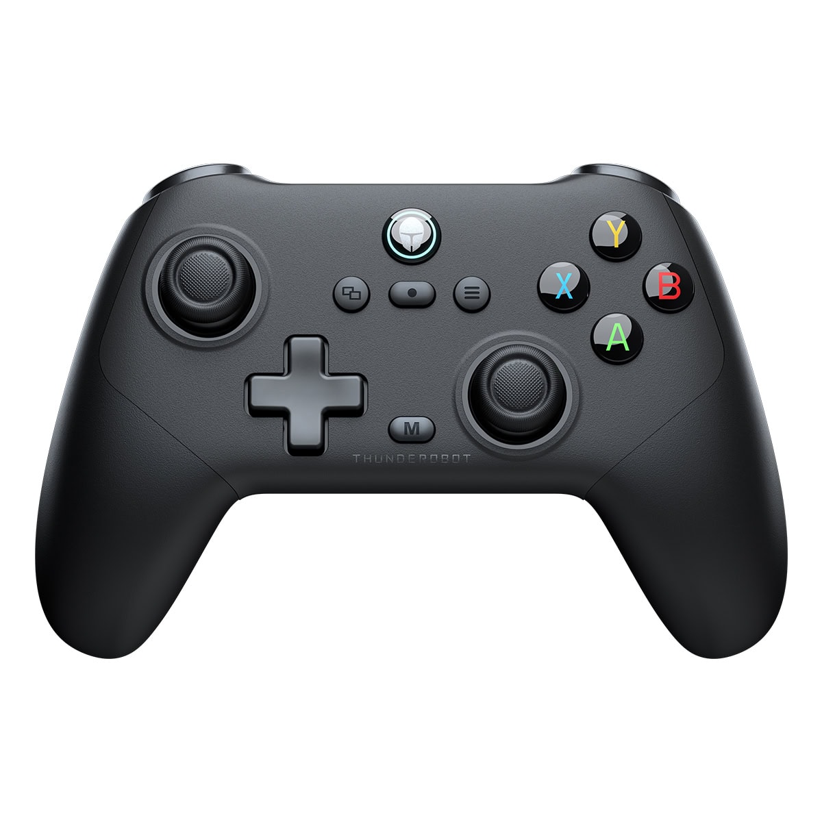 Yüksek kaliteli Thunderbot oyun kumandası, oyun tutkunları için ergonomik ve hassas kontrol sağlayan kablosuz gamepad. PC ve konsol uyumlu, dayanıklı ve şık tasarım. Ayrıca, yeni nesil oyunlar ve e-sporlar için ideal.