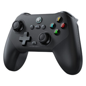 Yüksek performanslı Thunderbot oyun kontrol cihazı, rahat tutuş ve hassas kontrol için ergonomik tasarım, çeşitli düğmeler ve analog çubuklar ile gaming deneyimini artırır.