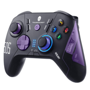 Yapay zeka destekli oyun kontrolcü, modern tasarımı ve renkli LED ışıklarıyla gaming deneyimini artırır. Ergonomik yapısı ve hassas düğmeleri ile oyunseverlerin tercihidir.