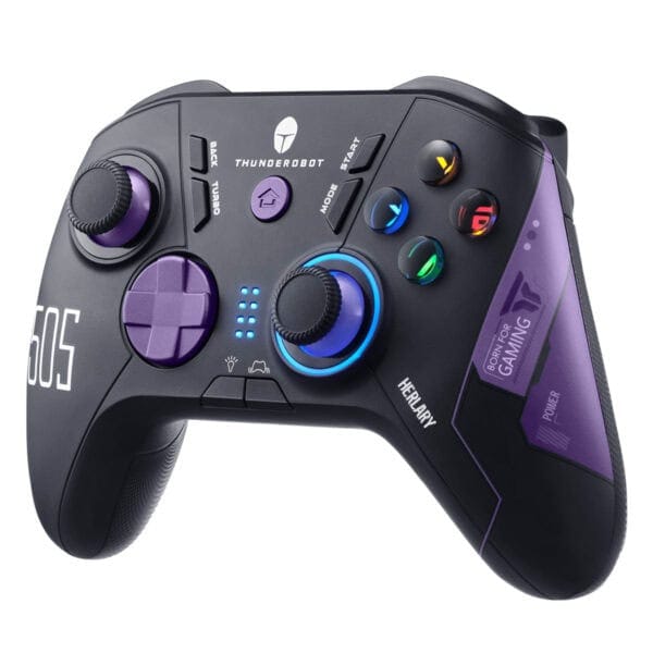 Yapay zeka destekli oyun kontrolcü, modern tasarımı ve renkli LED ışıklarıyla gaming deneyimini artırır. Ergonomik yapısı ve hassas düğmeleri ile oyunseverlerin tercihidir.