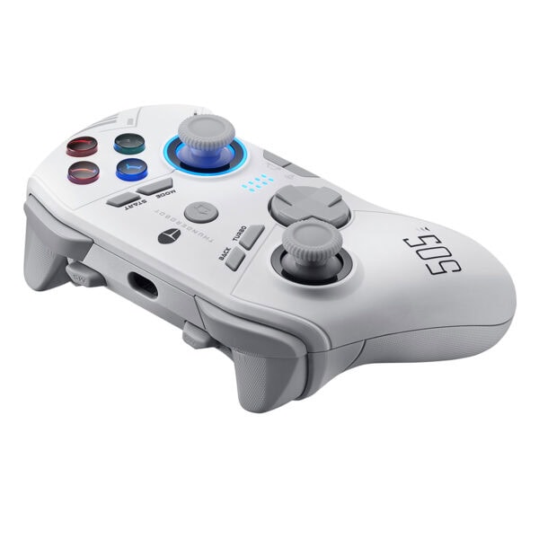 Yüksek kaliteli gaming kontrol cihazı, PS5 uyumlu, kablosuz ve ergonomik tasarımıyla en iyi oyun deneyimini sağlar. Blue RGB ışıklandırmalı ve çok işlevli kontrol çubuğu, oyuncular için ideal seçim.