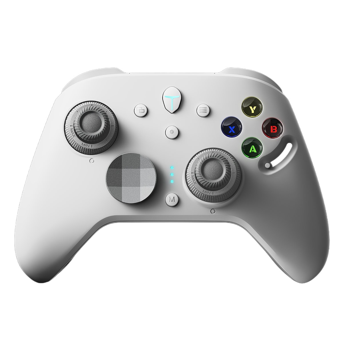 Yüksek performanslı gaming kontrolörü, LED ışıklı düğmeler ve ergonomik tasarımıyla en iyi oyun deneyimi sağlar.