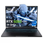 Thunderobot RS16 oyun laptopu, 16 inç 2K QHD+ ekran, RTX 5060 8GB ekran kartı, Intel Core i7-14700HX işlemci, 16GB DDR5 RAM, 1TB SSD, 300Hz yenileme hızı.
