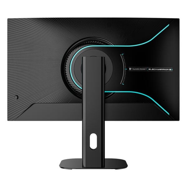 Yüksek performanslı oyun monitörü Thunderbot BlackWarrior, siyah renkli ve modern tasarımıyla güçlü grafik ve hızlı tepki özellikleriyle dikkat çekiyor.