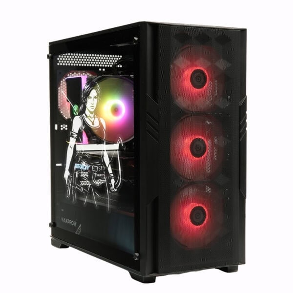 Yüksek performanslı oyun bilgisayarı, RGB aydınlatmalı soğutucu ve şık tasarım, gaming ve e-spor severler için ideal. Güçlü donanımıyla en yeni oyunları sorunsuz oynayın.
