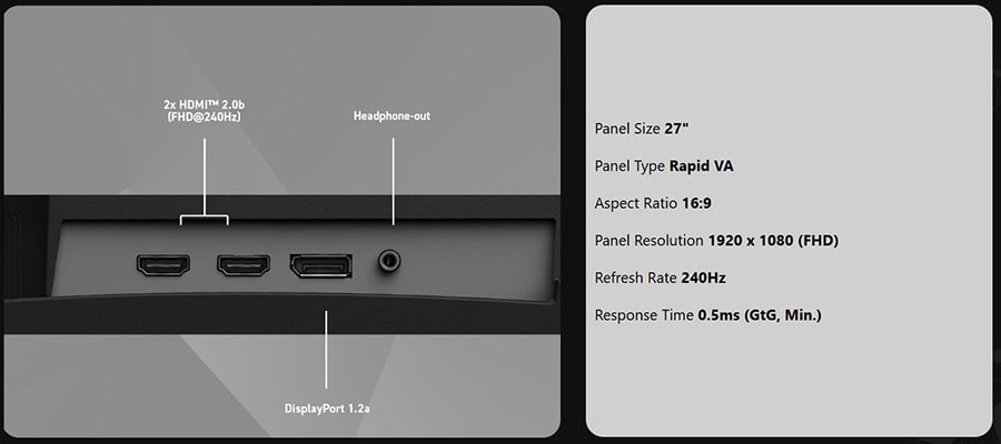 MSI MAG 275CF X24 Gaming Monitör H12