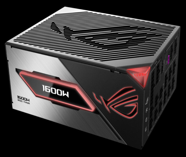 ROG THOR 1600W Titanium III Yüksek performanslı ASUS ROG Thor 1600W güç kaynağı, oyun ve bilgisayar bileşenleri için en iyi güç sağlayıcı, RGB aydınlatma ve sessiz çalışma özellikleriyle dikkat çekiyor.