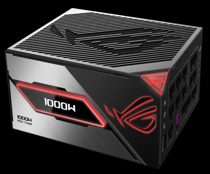 ROG Thor 1000W Platinum III Yüksek Performanslı Bakır Pinli Donanım Soğutma Teknolojisi.
