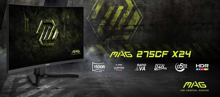 MSI MAG 275CF X24 Gaming Monitör H2