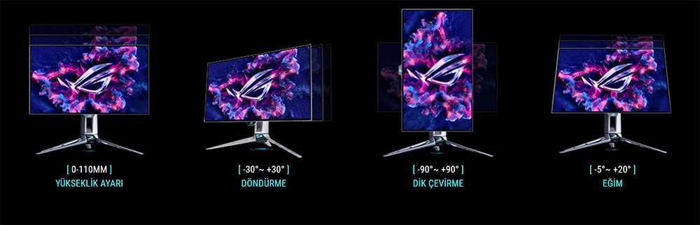 ROG Swift OLED PG27AQWP-W ASUS ROG Swift OLED PG27AQWP-W Gaming Monitör H28