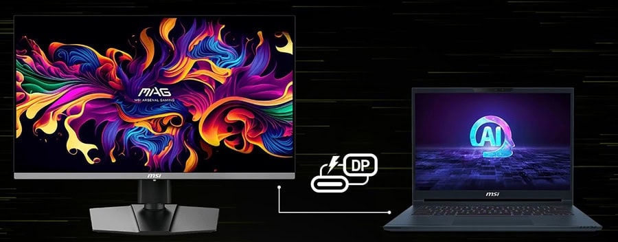 Yüksek çözünürlüklü MSI oyun monitörü, canlı renkler ve yüksek performans sağlar, profesyonel ve yüksek kaliteli oyun deneyimi için ideal.