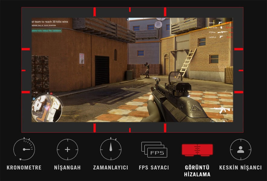 Oyun içi görünüm ve FPS ayarlarıyla yüksek performans ve netlik sağlar, uygun hedefleme ve hassasiyetle en iyi nişan alma deneyimi için optimize edilmiştir.