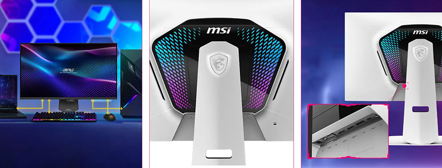 Yüksek performanslı oyun bilgisayarı ve monitör seti, RGB aydınlatmalı klavye ve fare ile profesyonel gamer ekipmanları, MSI ve ASUS kalite ürünler.