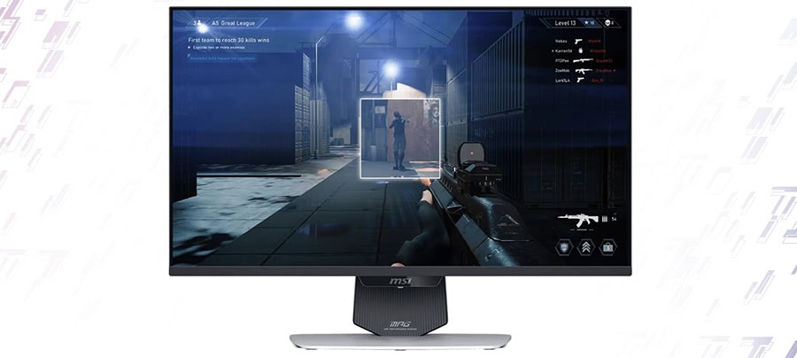 Entegre oyun monitörü, FPS oyunu deneyimi ve yüksek hızda görüntü netliği ile profesyonel oyun performansı sağlar. MSI oyun monitörü, düşük gecikmeli ve yüksek çözünürlüklü ekran özellikleriyle rakipsiz.