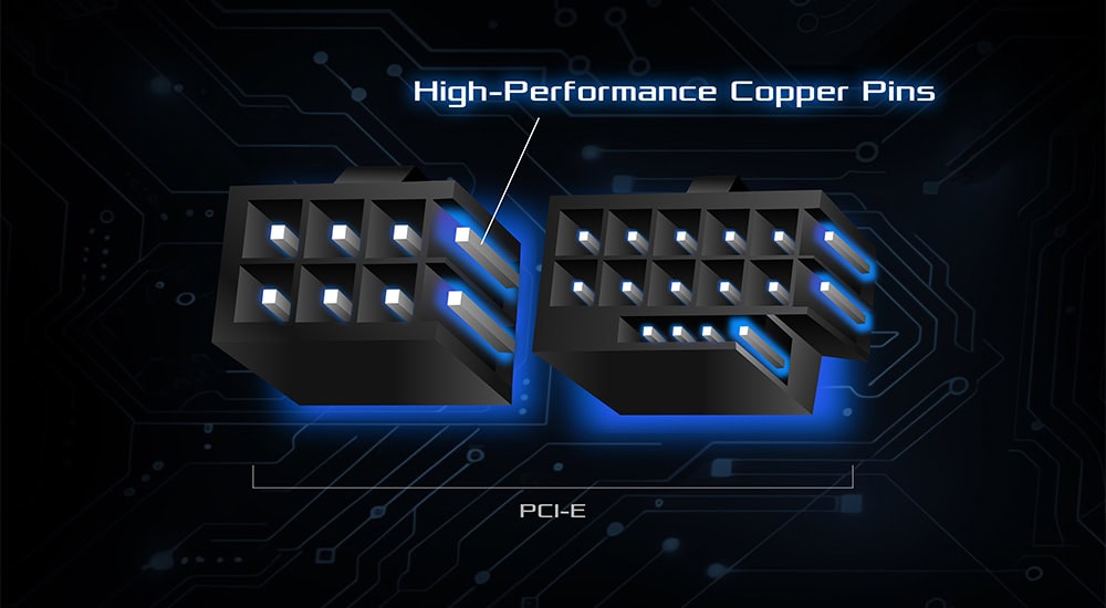 ROG Loki SFX-L 1200W Titanium Yüksek Performanslı Bakır Pinyeçleri, PCIE-E bileşeni ve oyun performansını artıran gelişmiş soğutma teknolojileri ile dikkat çekiyor.