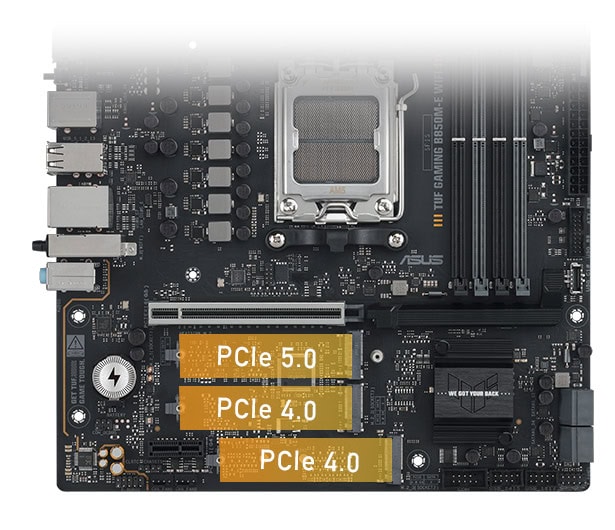Yüksek performanslı anakart ve PCIe yuvaları, oyun bilgisayarları ve yüksek hızlı veri aktarımı için ideal. Güçlü anakartyla en yeni oyunları sorunsuz oynayın ve profesyonel seviyede performans elde edin.