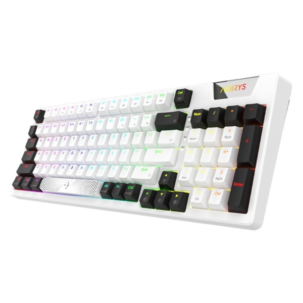 RGB aydınlatmalı mekanik oyun klavyesi, renkli backlit ve dayanıklı tuşlar ile yüksek performans sağlar. Çok fonksiyonlu tuşlar ve ergonomik tasarımıyla oyun ve ofis kullanımı için ideal.