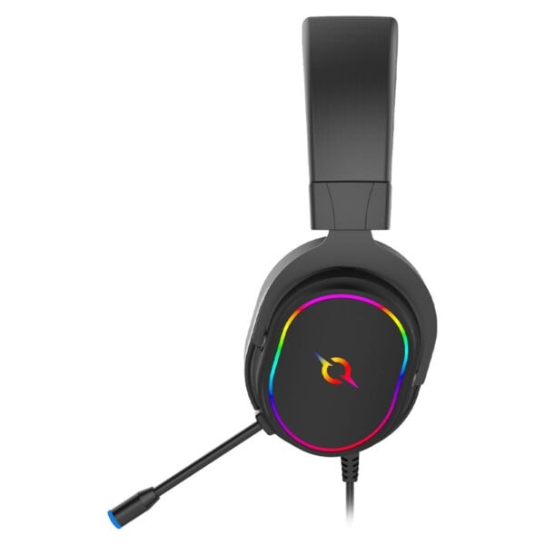 Yüksek kaliteli RGB ışıklı oyun kulaklığı, oyun ve ses performansı için ergonomik tasarım ile konfor sağlar.Çevre bir mikrofon ve ayarlanabilir kafa bandı ile profesyonel gaming deneyimi sunar.