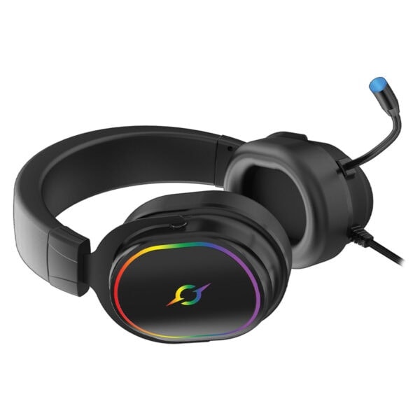 Yüksek kaliteli gaming kulaklık, RGB ışıklı tasarımı ve mikrofon özellikleri ile oyun deneyimini artırır. Konforlu baskı ve iyi ses izolasyonu sağlar, profesyonel ve eğlence amaçlı kullanımlar için ideal.