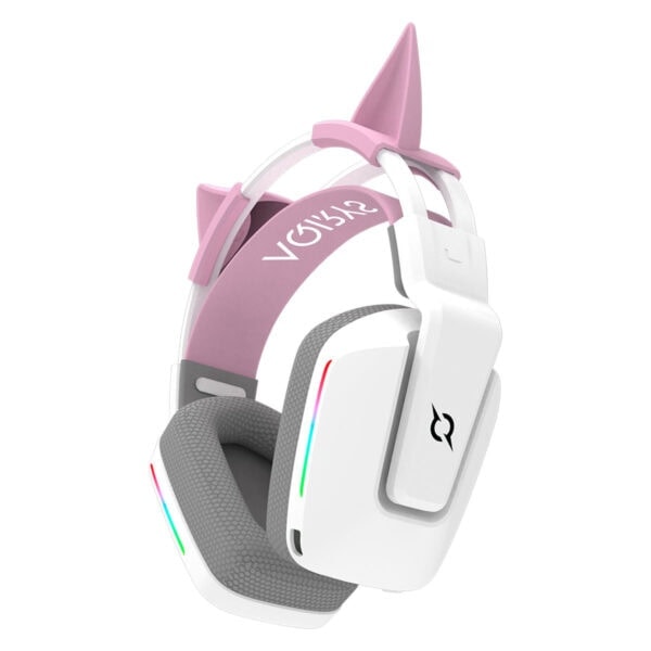 Kulaklık, gaming ve müzik için tasarlanmış RGB aydınlatmalı, konforlu kulak pedleri ve şık tasarımıyla oyun tutkunlarına özel kablosuz oyun kulaklığı.