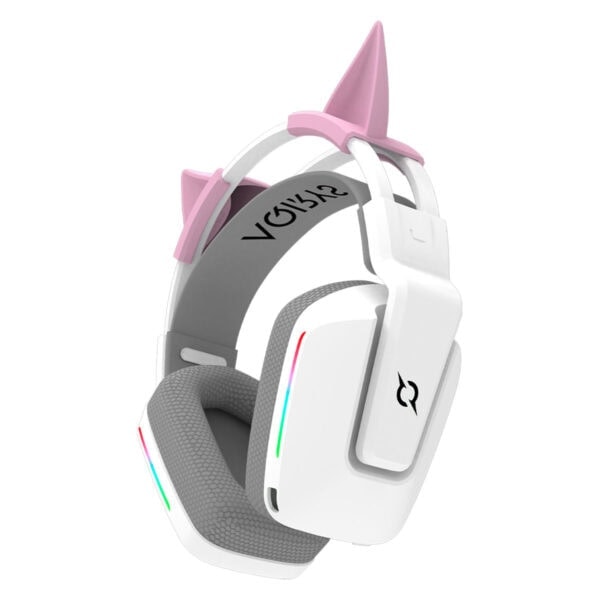 Kulaklık, oyun ve müzik severler için RGB ışıklandırmalı, konforlu ve şık tasarımlı gaming kulaklık, yüksek ses kalitesi ve hassas mikrofon özellikleriyle öne çıkar.