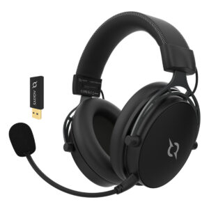 Yüksek kaliteli oyun mikrofonlu kablosuz oyun kulaklığı ve USB dongle, profesyonel ses deneyimi ve rahat kullanım sağlar. Gaming ve ses için optimize edilmiş PC ve konsol uyumlu headset.