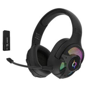Yüksek kaliteli oyun kulaklığı ve USB sürücü ile birlikte gelen RGB ışıklı tasarım. Profesyonel oyun deneyimi için optimize edilmiş kablosuz veya kablolu kulaklık. Gaming ve e-spor için ideal.