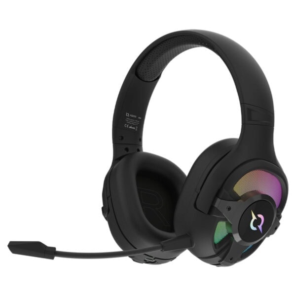 Yüksek kaliteli oyun kulaklığı, rahat tasarımı ve üstün ses performansıyla gaming ve sesli iletişim için ideal, RGB aydınlatmalı modern tasarım.