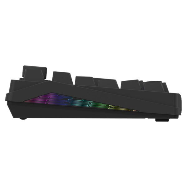 Kablolu RGB arkadan aydınlatmalı oyun klavyesi, yüksek performans ve şık tasarım, oyuncular ve gamers için ideal, dayanıklı ve ergonomik yapı, farklı renk seçenekleri ile görsel şölen.