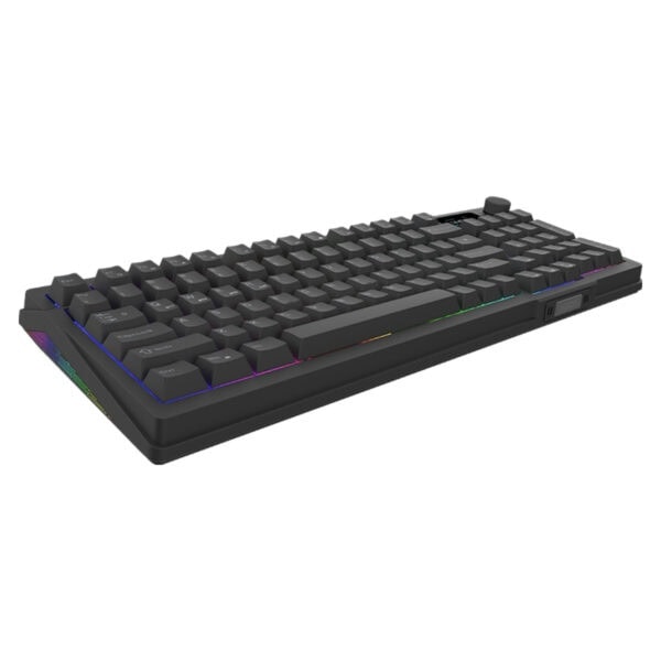 Dark RGB gaming klavye, mekanik tuşlar ve renkli aydınlatma özellikleriyle, oyuncular için mükemmel performans sağlar.