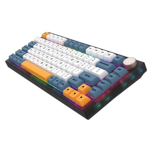 Yansıtan RGB aydınlatmalı oyun klavyesi, mekanik tuşlar ve renkli led ışık efektleri ile masaüstü oyun deneyimini artırır.