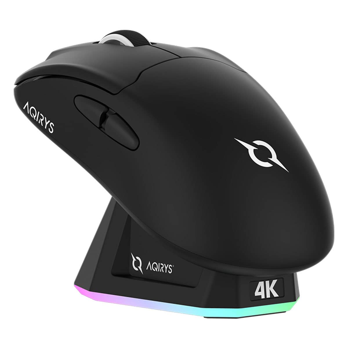 Yüksek performanslı AQIRYS oyun faresi, ergonomik tasarımı ve 4K hassasiyeti ile profesyonel oyuncular için ideal, RGB aydınlatmalı ve yüksek DPI seçenekleriyle dikkat çekiyor.