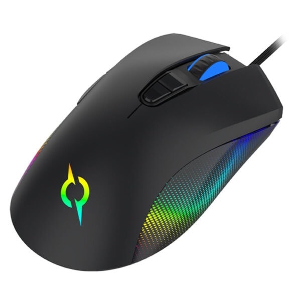 Yüksek çözünürlüklü gaming fare, RGB ışıklandırmalı, ergonomik tasarım, hızlı ve hassas tepki süreleriyle oyun performansını artırır.